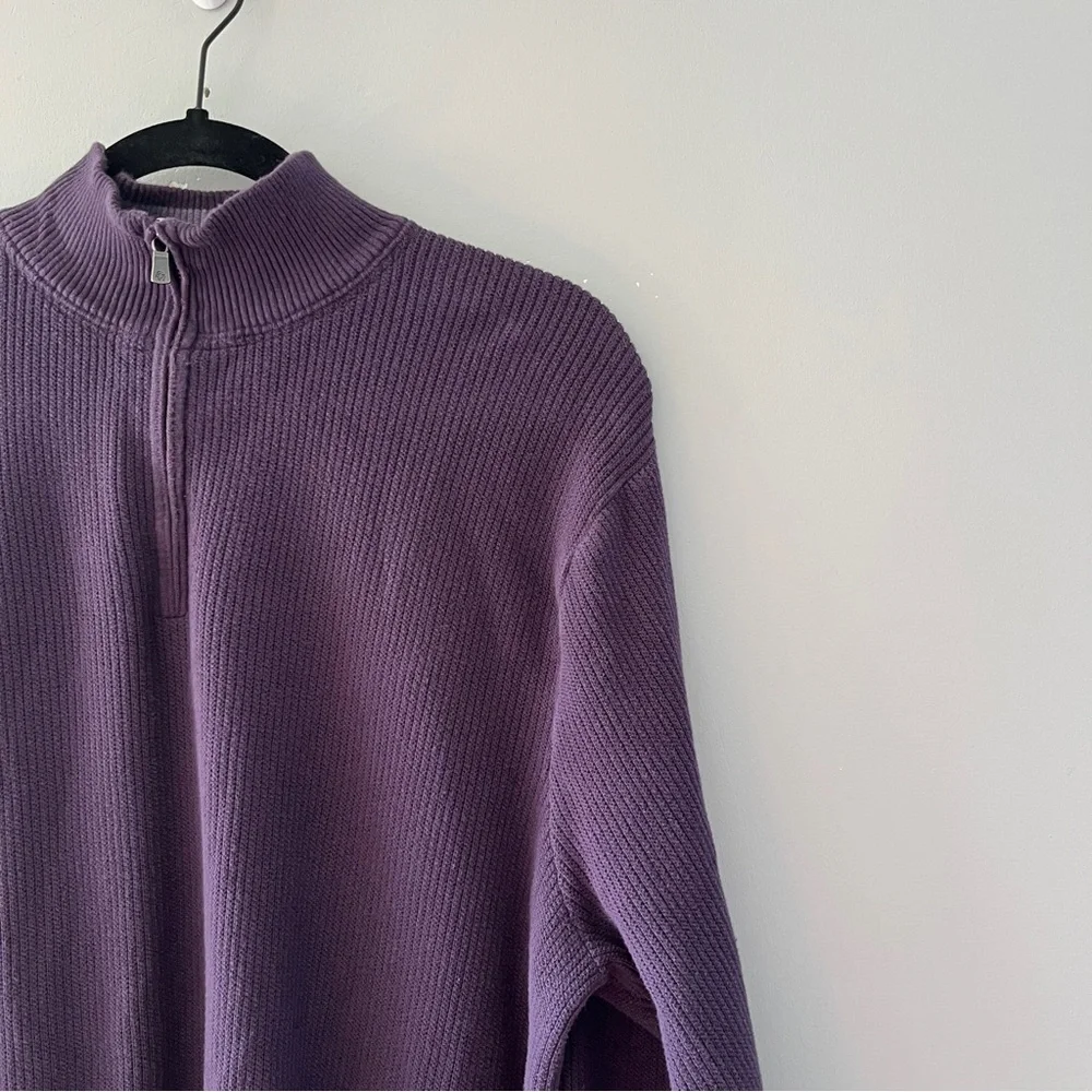 Tommy Bahama Purple Long Sleeve Pullover Sweater Colorful Mens Size XL
